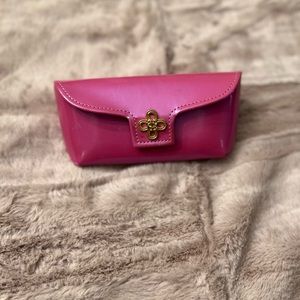 Pink Metallic Sunglass Case